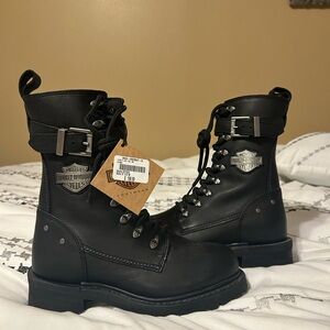 Harley-Davidson Black Combat Boots